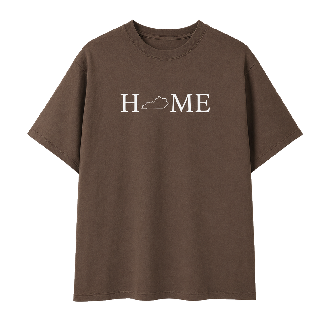 Collection 5 Kentucky Essential Cotton T-Shirt - Coffee front