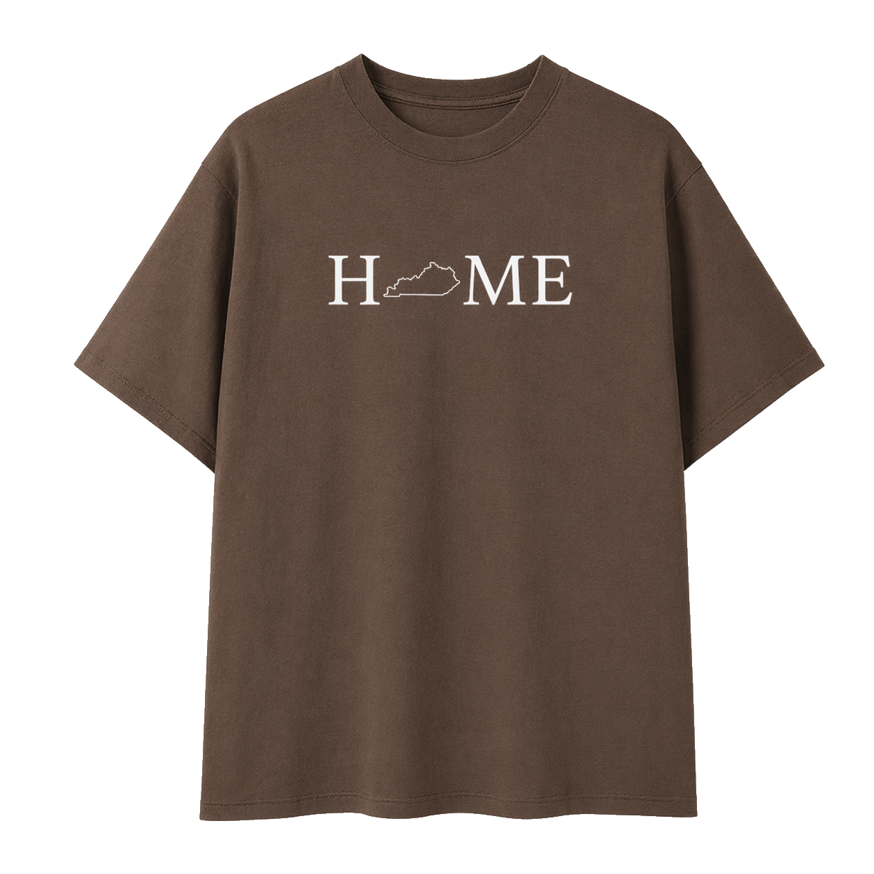 Collection 5 Kentucky Essential Cotton T-Shirt - Coffee front