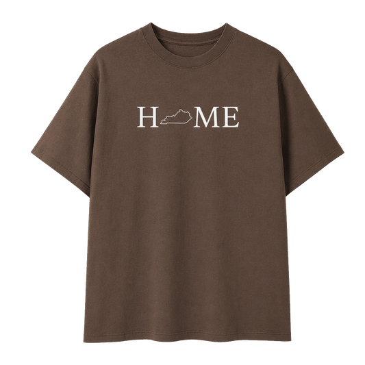 Collection 5 Kentucky Essential Cotton T-Shirt - Coffee front