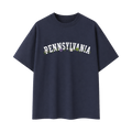 Collection 10 Pennsylvania Essential Cotton T-Shirt - Navy Blue front