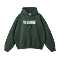 Collection 7 Vermont Oversize Fleeced Hoodie - Eden Green front