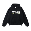 Collection 10 Utah Oversize Fleeced Hoodie - Black front