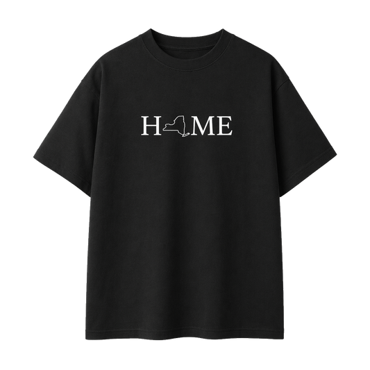Collection 5 New York Essential Cotton T-Shirt - Black front