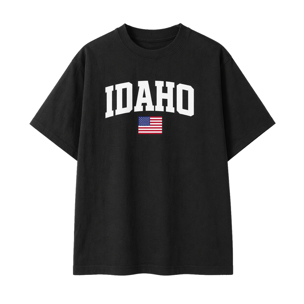 Collection 2 Idaho Essential Cotton T-Shirt - Black front