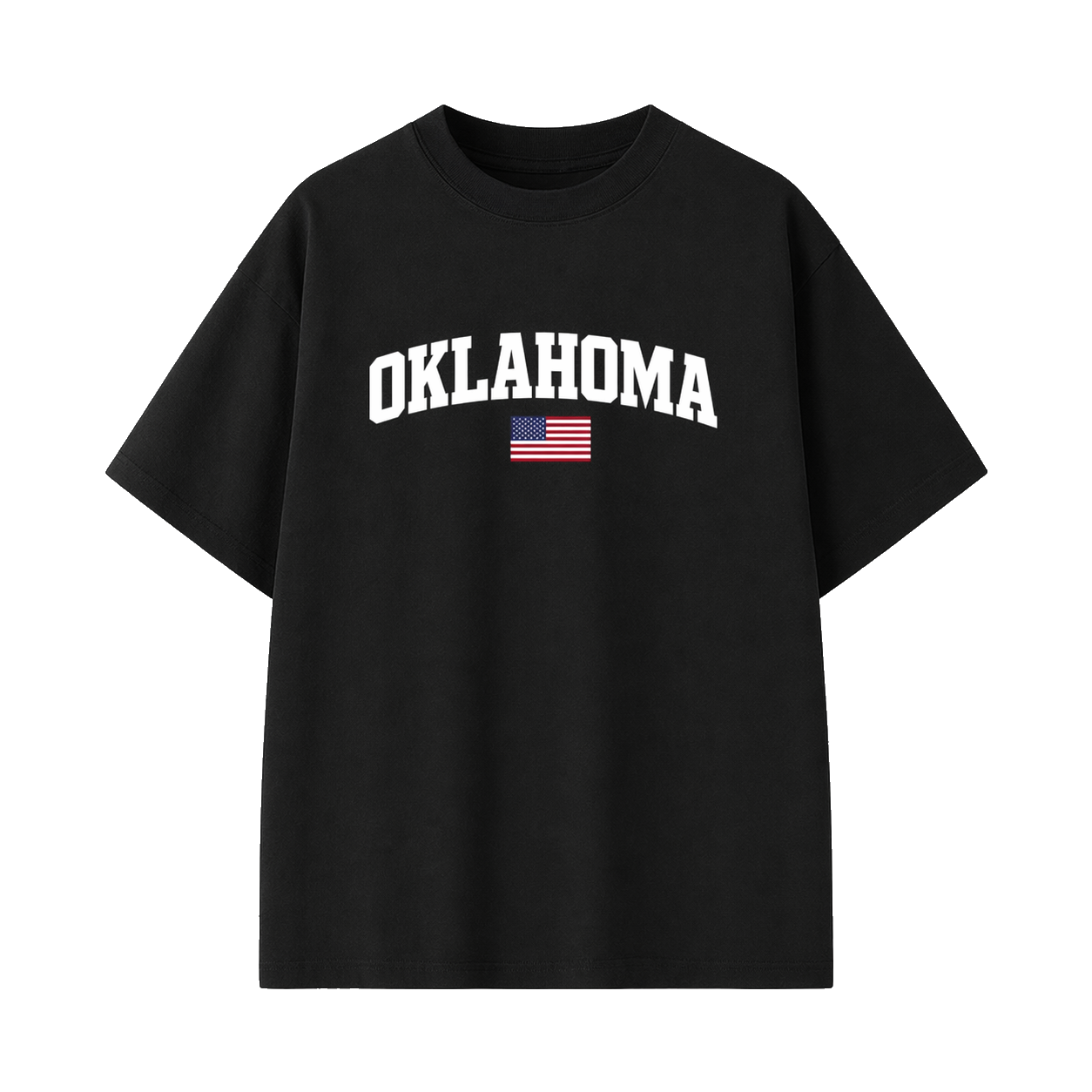 Collection 2 Oklahoma Essential Cotton T-Shirt - Black front