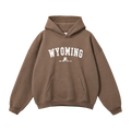 Collection 9 Wyoming Oversize Fleeced Hoodie - Brown front