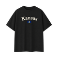 Collection 6 Kansas Essential Cotton T-Shirt - Black front