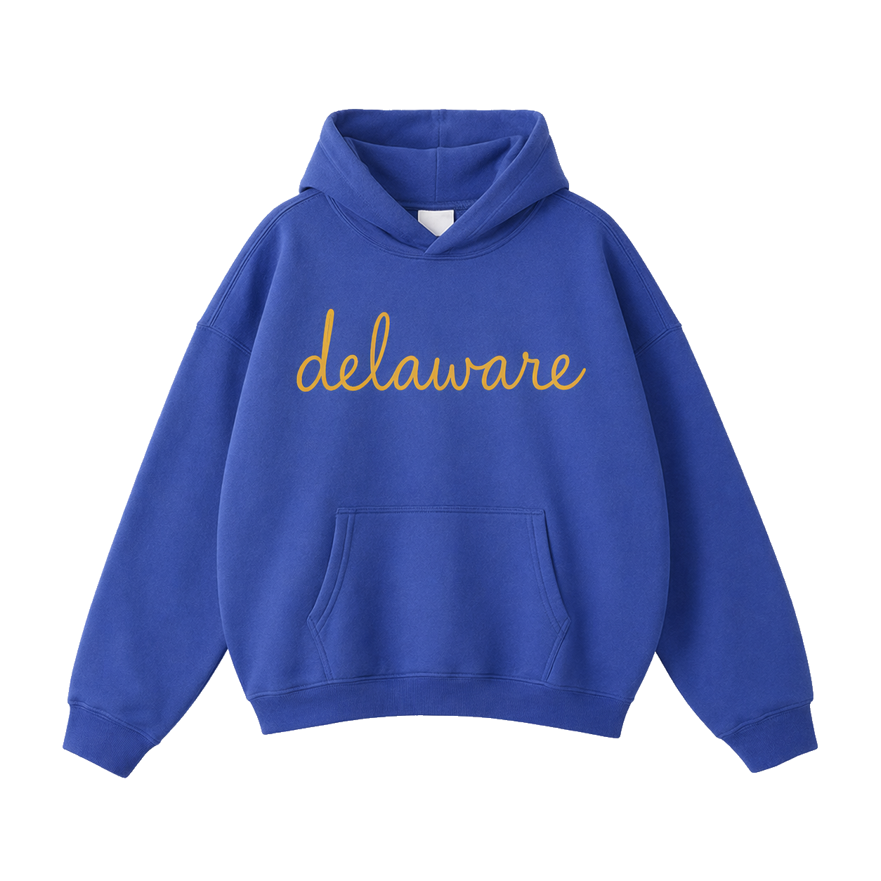 Collection 3 Delaware Oversize Fleeced Hoodie - Klein Blue front