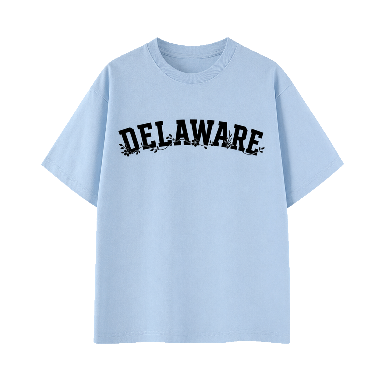 Collection 10 Delaware Essential Cotton T-Shirt - Light Blue front