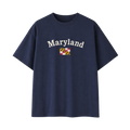 Collection 6 Maryland Essential Cotton T-Shirt - Navy Blue front