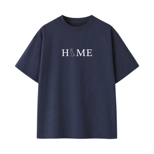 Collection 5 Delaware Essential Cotton T-Shirt - Navy Blue front