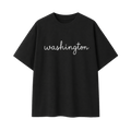 Collection 3 Washington Essential Cotton T-Shirt - Black front