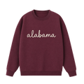 Collection 3 Alabama Essential Heavyweight Crewneck Sweatshirt - Dull Red front