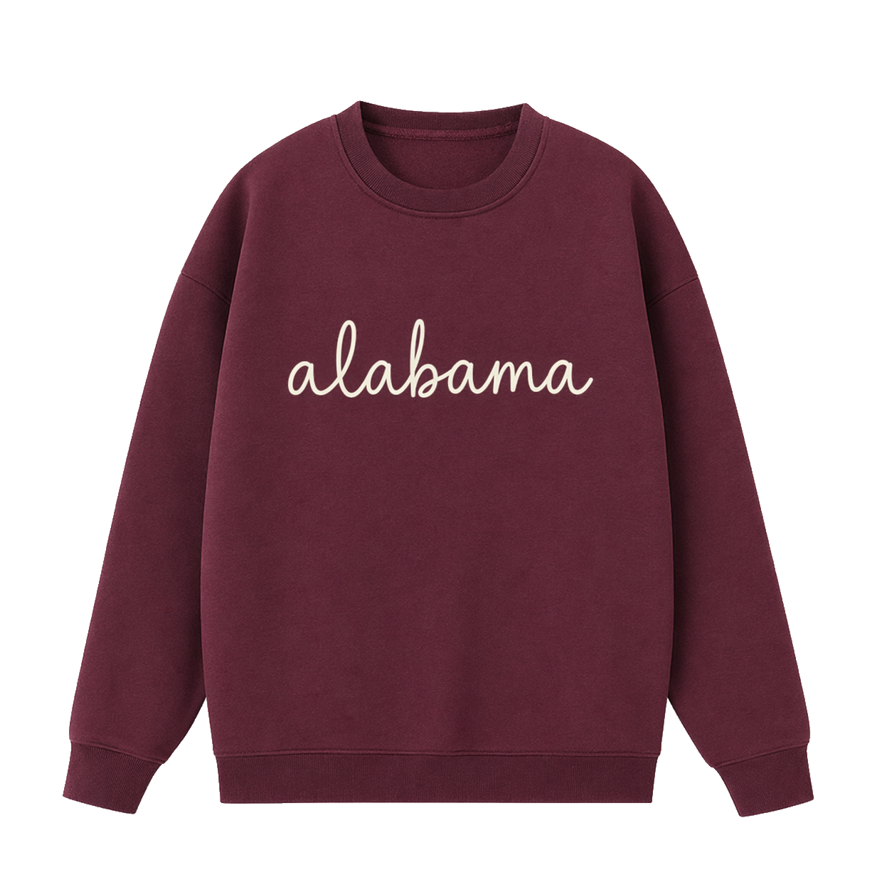 Collection 3 Alabama Essential Heavyweight Crewneck Sweatshirt - Dull Red front