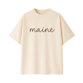 Collection 3 Maine Essential Cotton T-Shirt - Apricot front