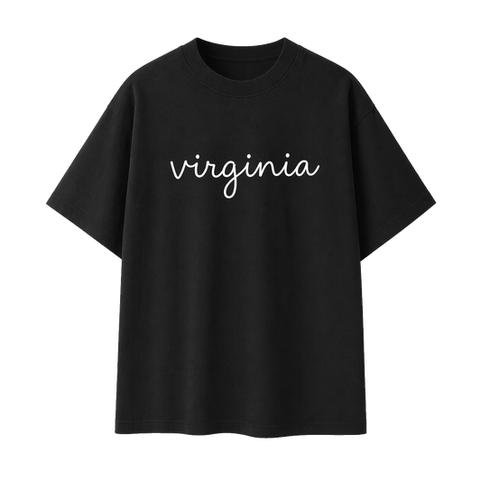 Collection 3 Virginia Essential Cotton T-Shirt - Black front