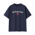 Collection 6 Arkansas Essential Cotton T-Shirt - Navy Blue front