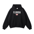 Collection 7 Florida Oversize Fleeced Hoodie - Black front