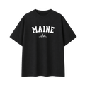 Collection 9 Maine Essential Cotton T-Shirt - Black front
