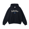 Collection 6 Idaho Oversize Fleeced Hoodie - Black front