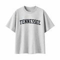Collection 1 Tennessee Essential Cotton T-Shirt - White Gray front