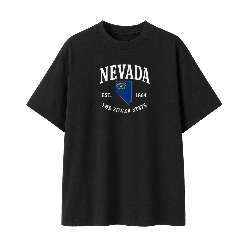 Collection 8 Nevada Essential Cotton T-Shirt - Black front