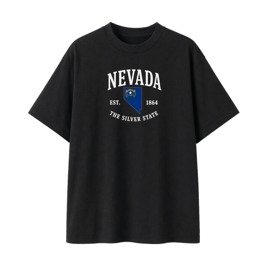 Collection 8 Nevada Essential Cotton T-Shirt - Black front