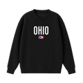 Collection 7 Ohio Essential Heavyweight Crewneck Sweatshirt - Black front
