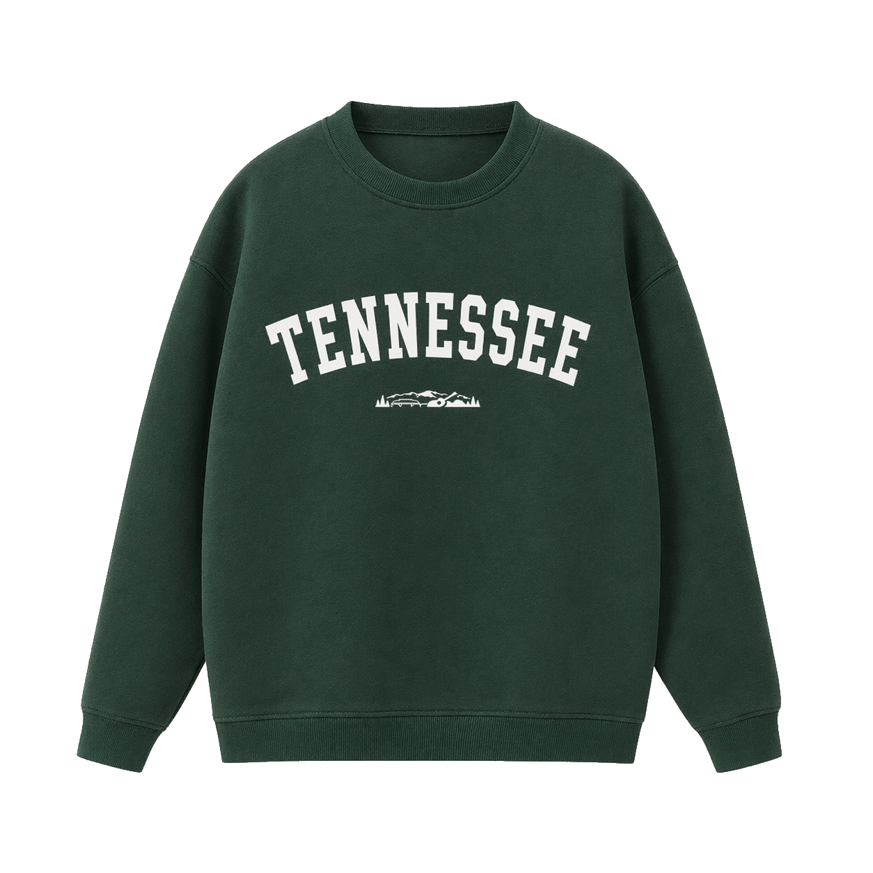 Collection 9 Tennessee Essential Heavyweight Crewneck Sweatshirt - Dark Green front