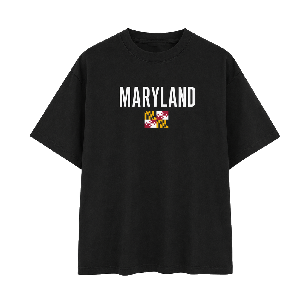 Collection 7 Maryland Essential Cotton T-Shirt - Black front