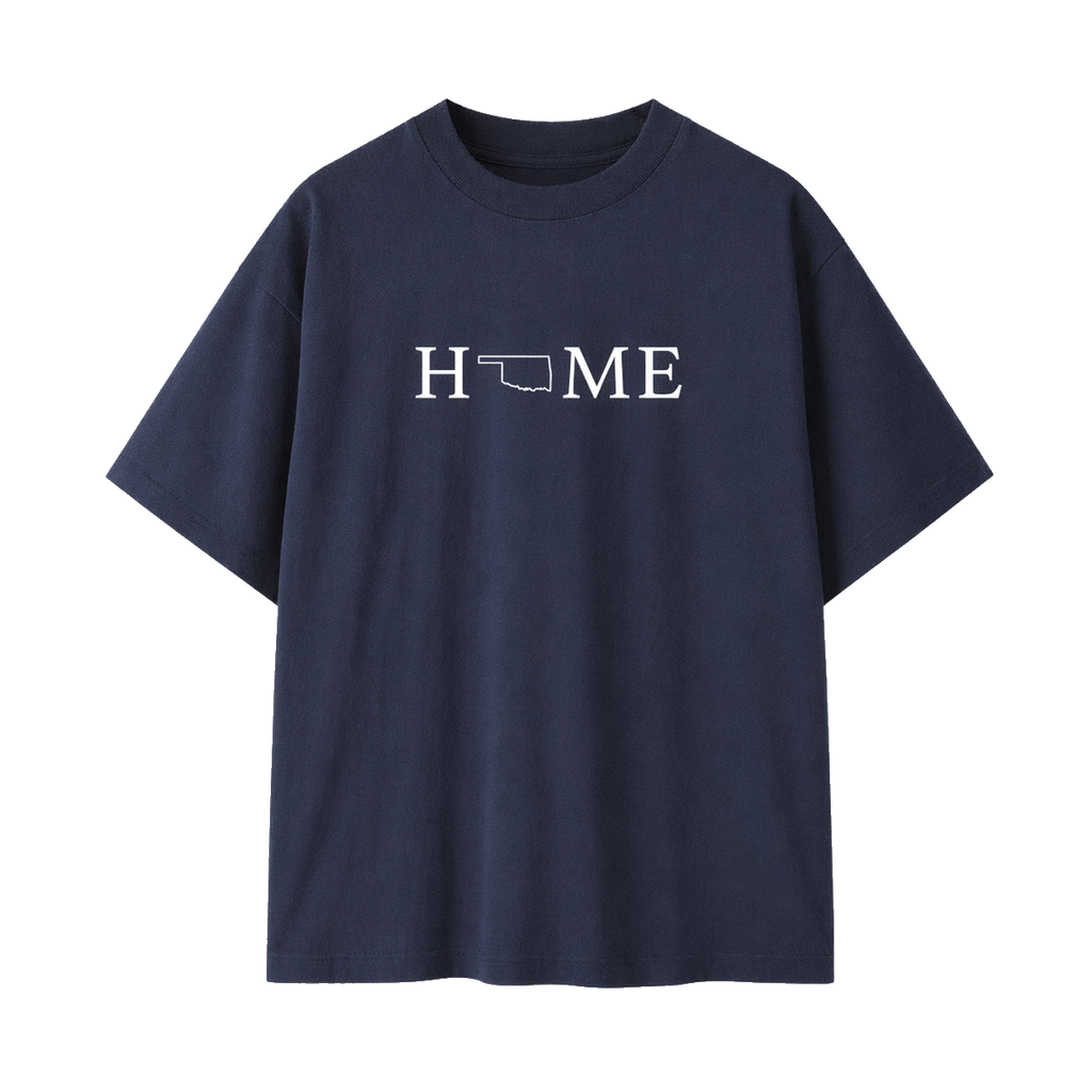 Collection 5 Oklahoma Essential Cotton T-Shirt - Navy Blue front