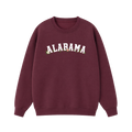 Collection 10 Alabama Essential Heavyweight Crewneck Sweatshirt - Dull Red front