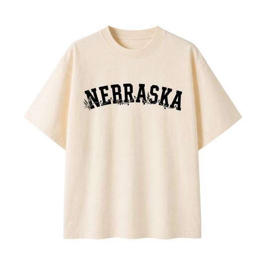 Collection 10 Nebraska Essential Cotton T-Shirt - Apricot front