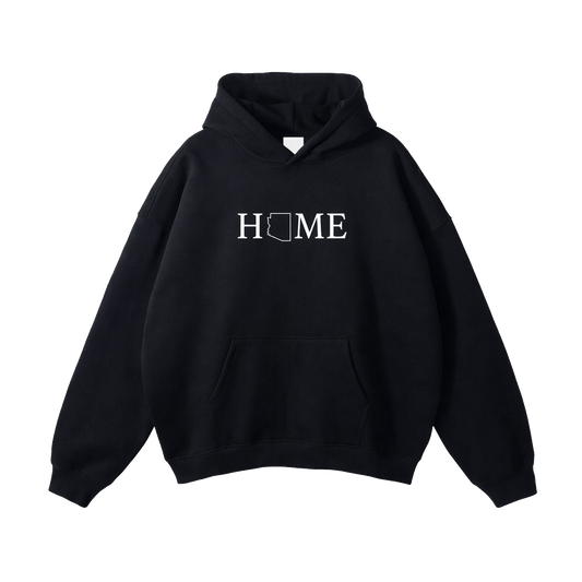 Collection 5 Arizona Oversize Fleeced Hoodie - Black front