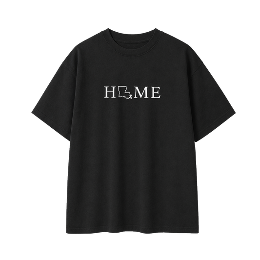 Collection 5 Louisiana Essential Cotton T-Shirt - Black front