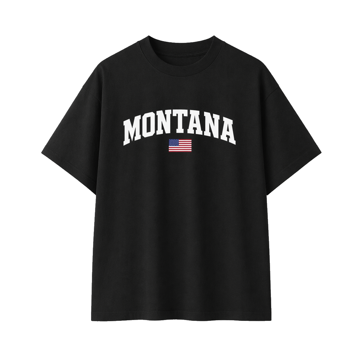 Collection 2 Montana Essential Cotton T-Shirt - Black front
