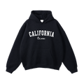Collection 9 California Oversize Fleeced Hoodie - Black front