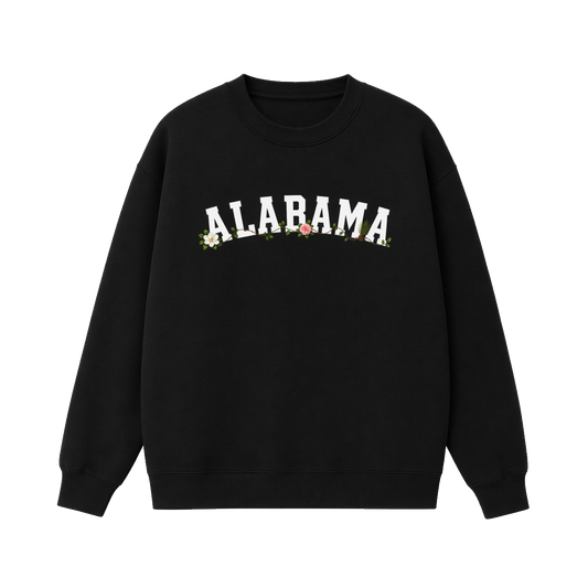 Collection 10 Alabama Essential Heavyweight Crewneck Sweatshirt - Black front