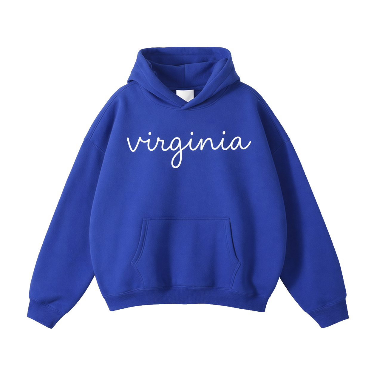 Collection 3 Virginia Oversize Fleeced Hoodie - Klein Blue front