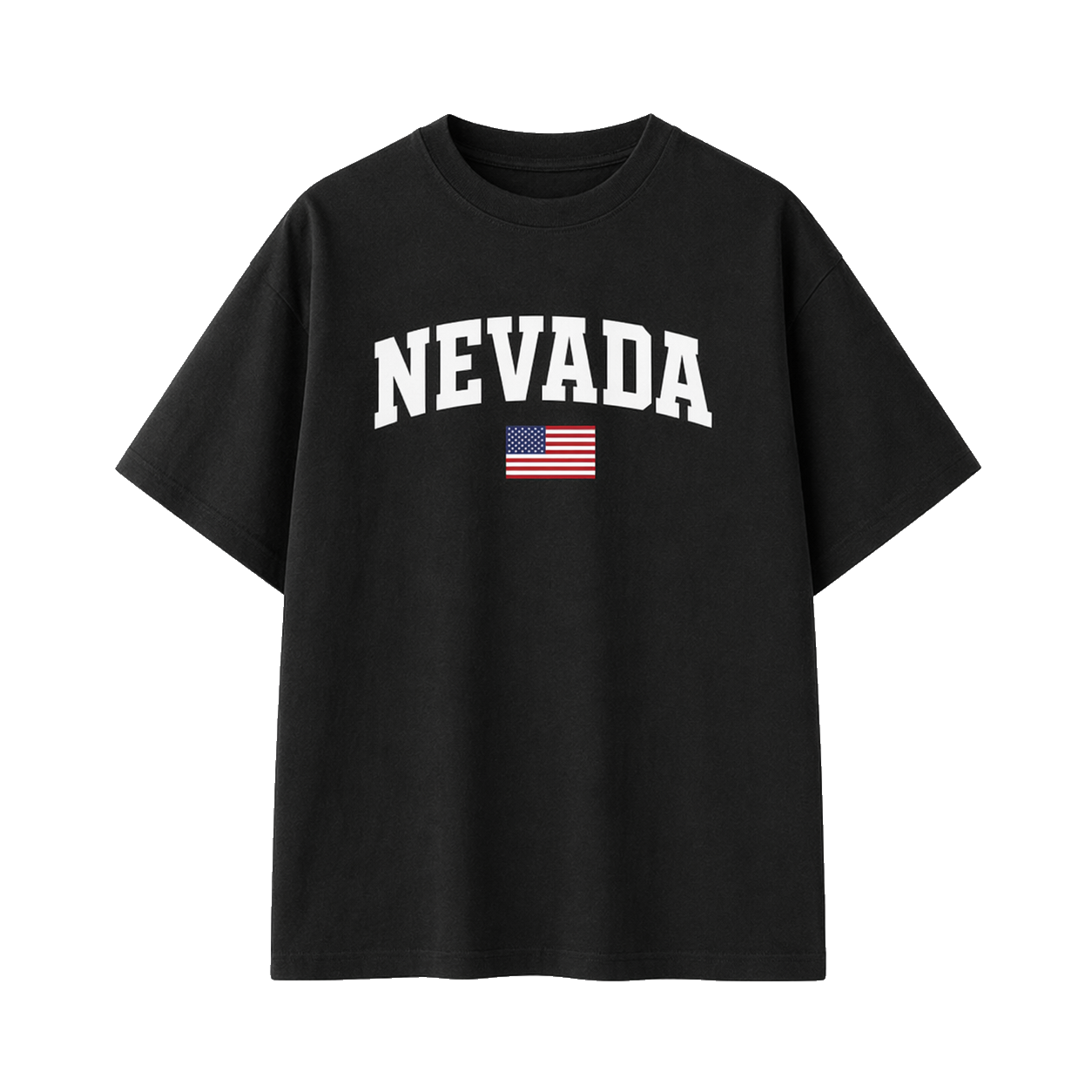 Collection 2 Nevada Essential Cotton T-Shirt - Black front