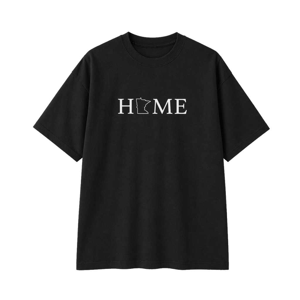 Collection 5 Minnesota Essential Cotton T-Shirt - Black front