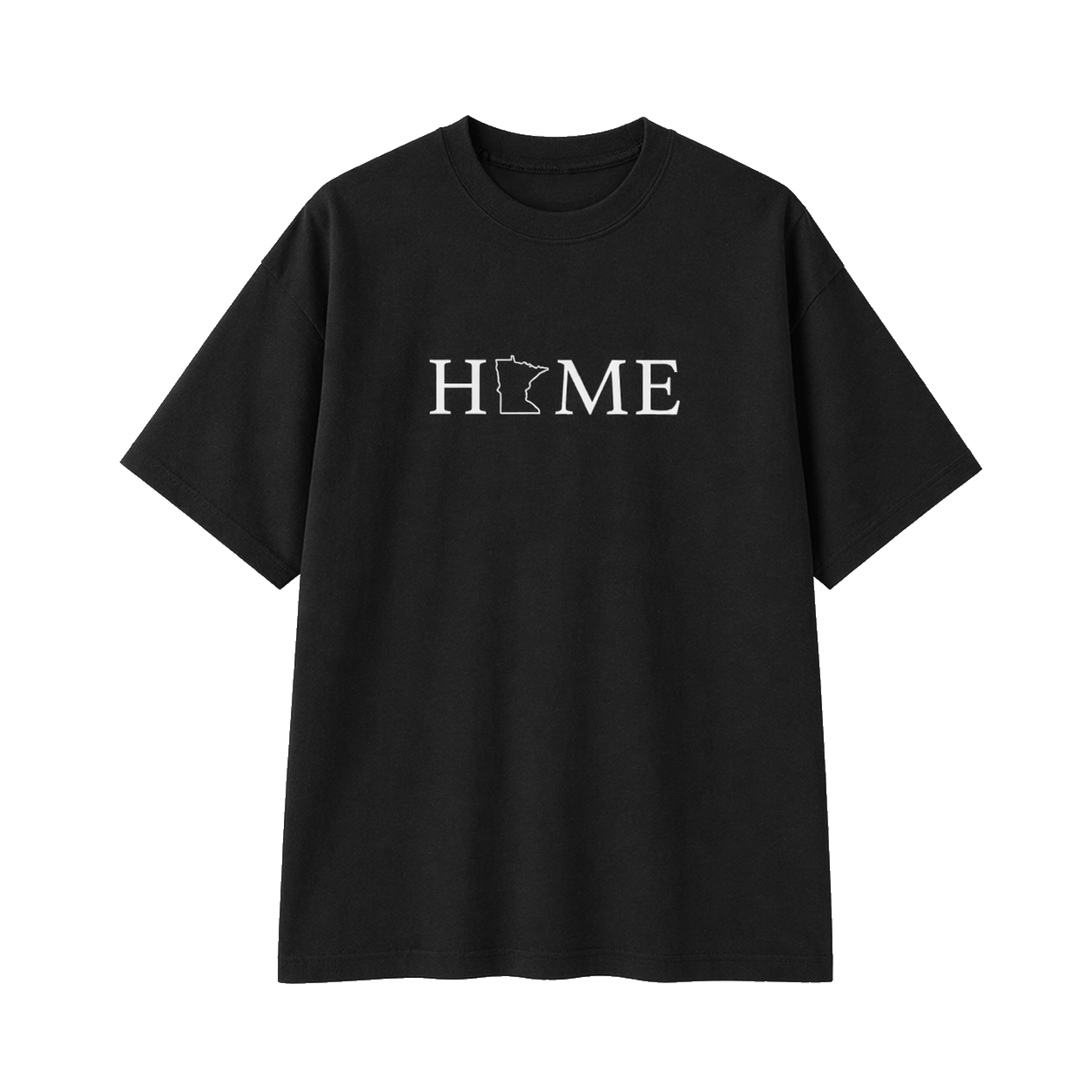 Collection 5 Minnesota Essential Cotton T-Shirt - Black front