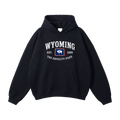 Collection 8 Wyoming Oversize Fleeced Hoodie - Black front