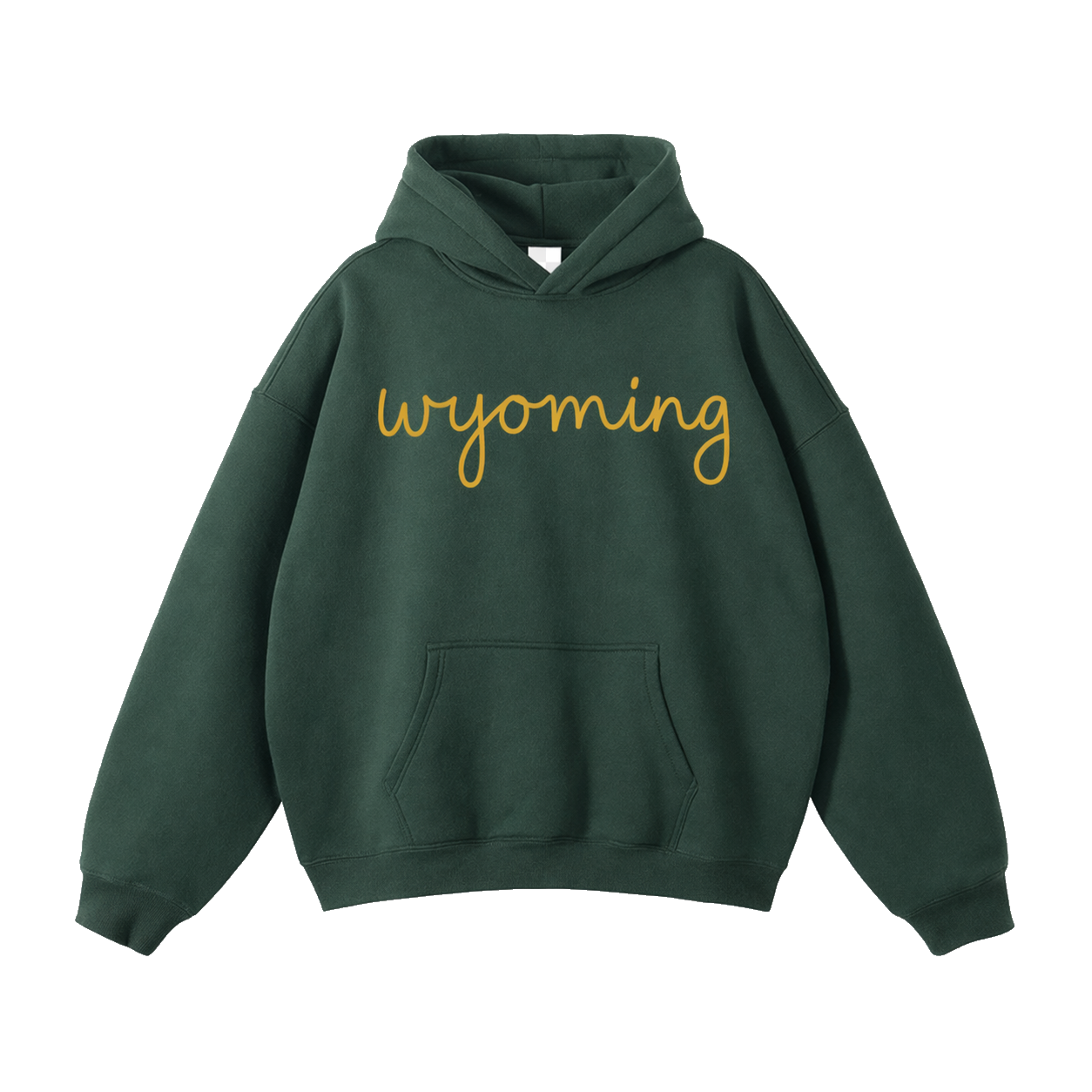 Collection 3 Wyoming Oversize Fleeced Hoodie - Eden Green front