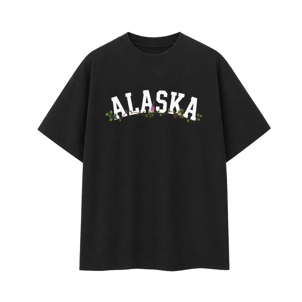 Collection 10 Alaska Essential Cotton T-Shirt - Black front
