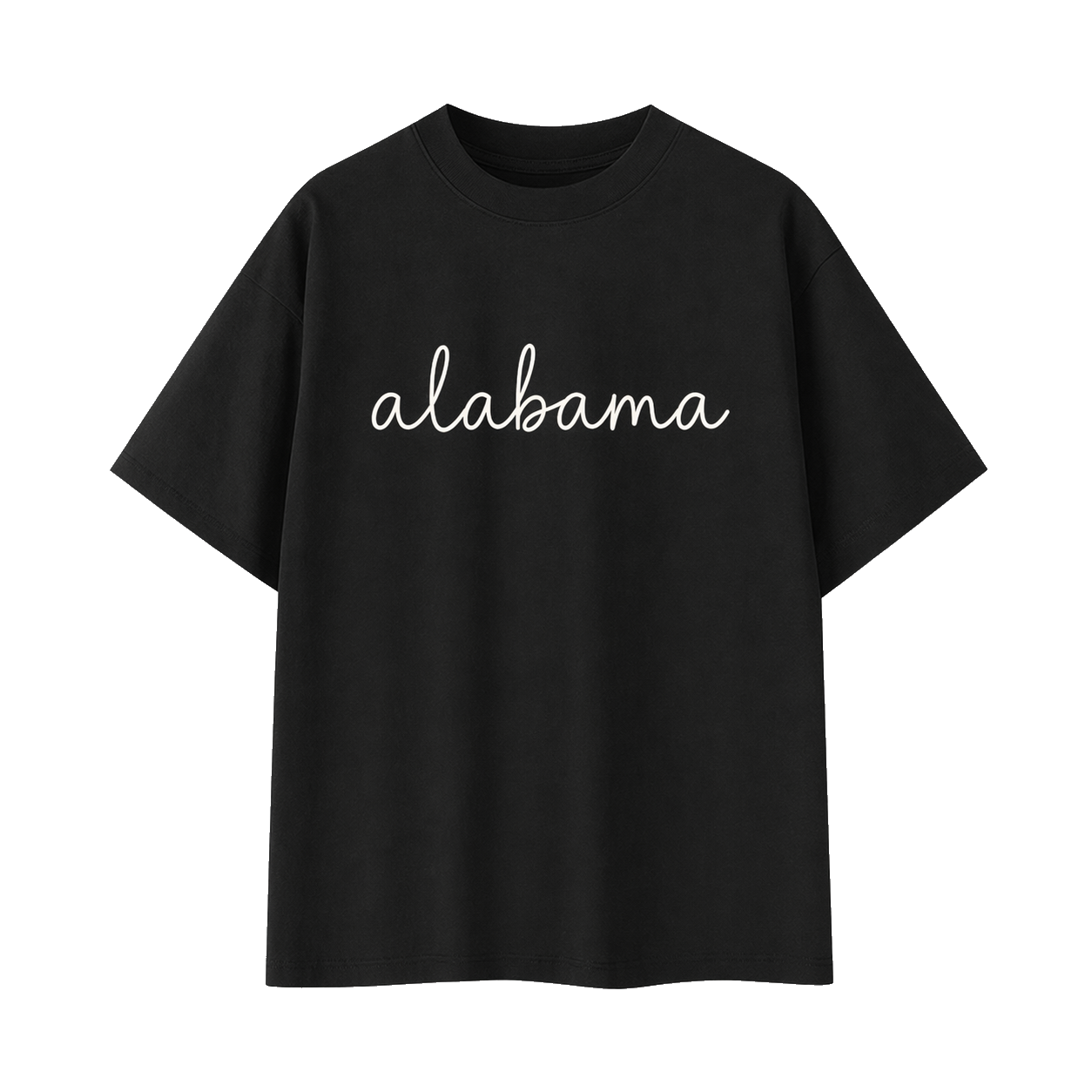 Collection 3 Alabama Essential Cotton T-Shirt - Black front