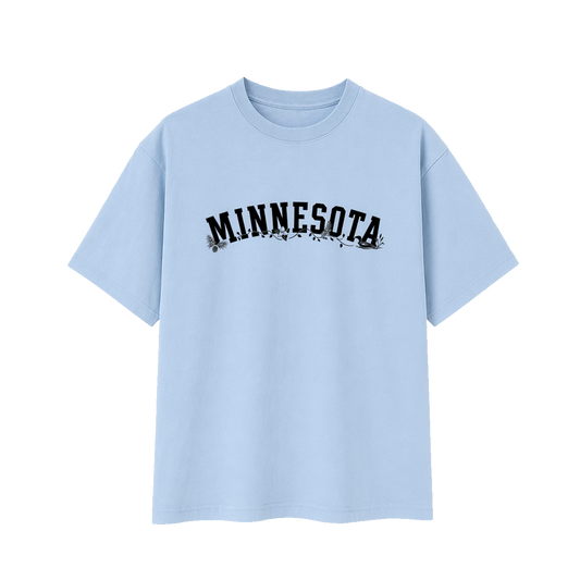 Collection 10 Minnesota Essential Cotton T-Shirt - Light Blue front