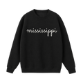 Collection 3 Mississippi Essential Heavyweight Crewneck Sweatshirt - Black front