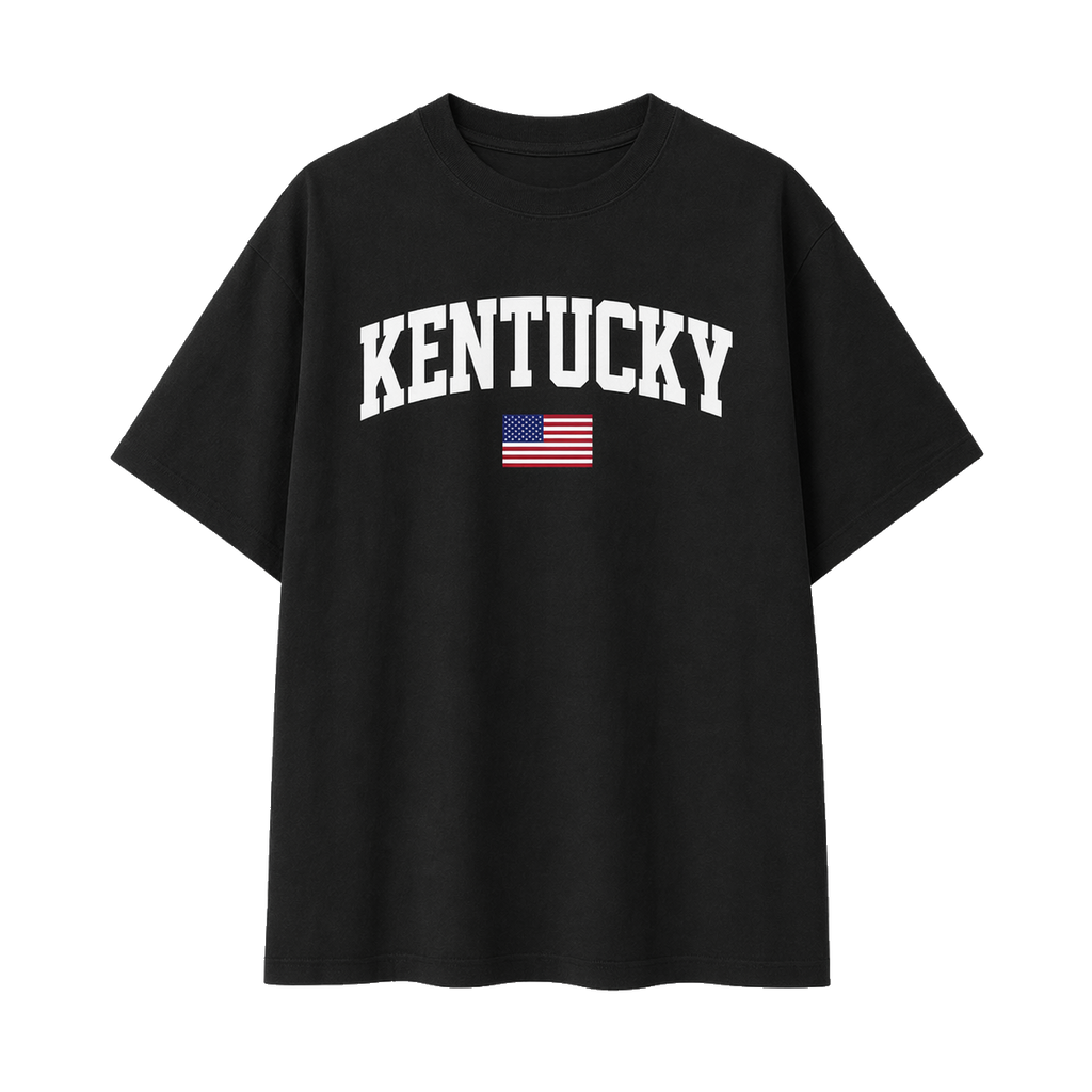 Collection 2 Kentucky Essential Cotton T-Shirt - Black front