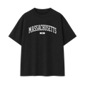 Collection 4 Massachusetts Essential Cotton T-Shirt - Black front